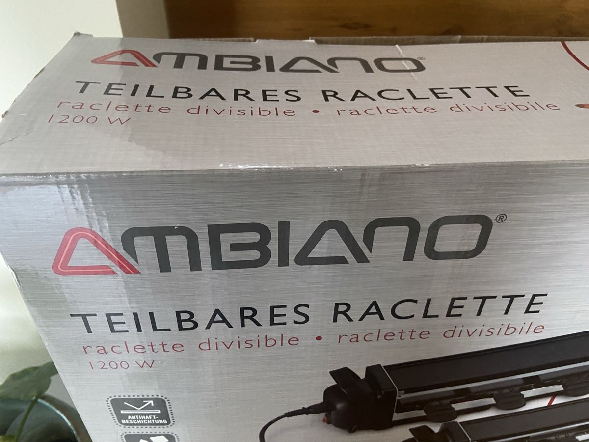 Ambiano Elettrodomestici da cucina: Raclette Ofen neu – Nuovo e nell'imballaggio originale da Baden venduto da Sarahhedwig 4