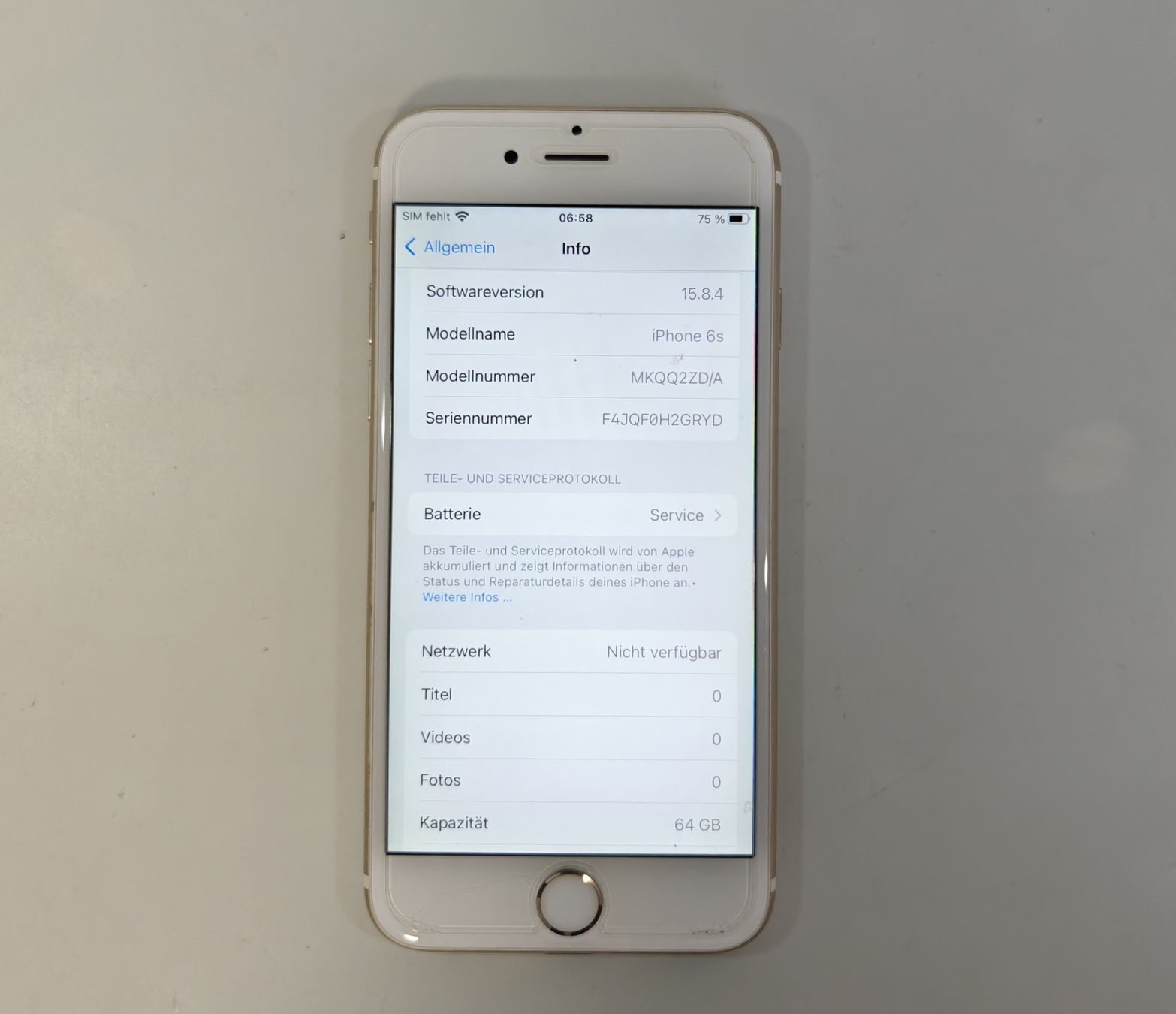 Apple Handys / Smartphones: iPhone 6s 64GB Gold – Gebraucht aus Ehrendingen von Rocky985 1