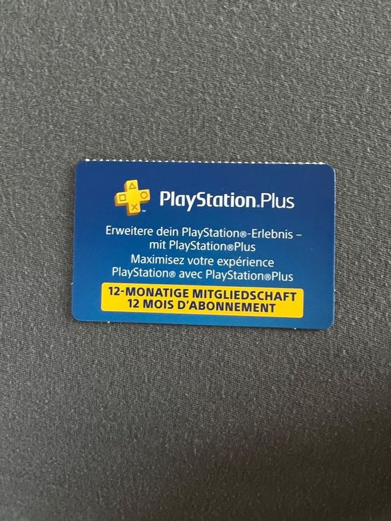 PlayStation Plus 12 Monate Kaufen auf Ricardo