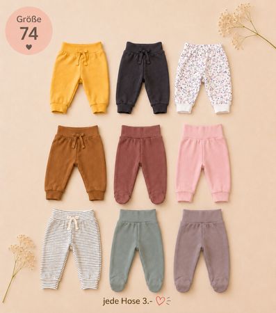 Baby Hosen, Grösse 74,Top Zustand, Preis Pro Stück 3.-