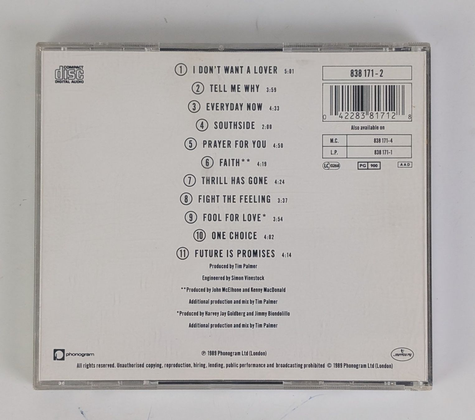 CDs: Texas - Southside (CD, Album) Top – Gebraucht aus Zürich von 1.Simon 1