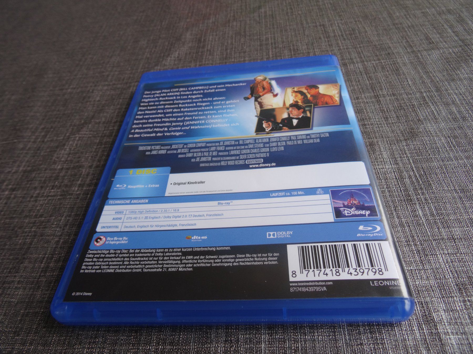 Tutti i DVDs: Disney's Rocketeer Blu-ray – Usato da Olten venduto da Disc-Verkauf 2