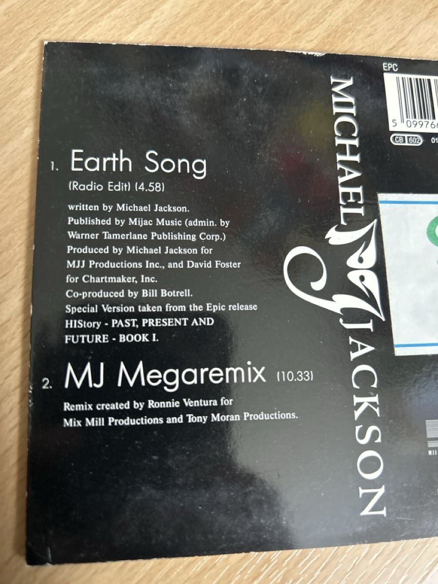 CDs: Michael Jackson Earth Song CD – Gebraucht aus Herbetswil von rotekatze84 1