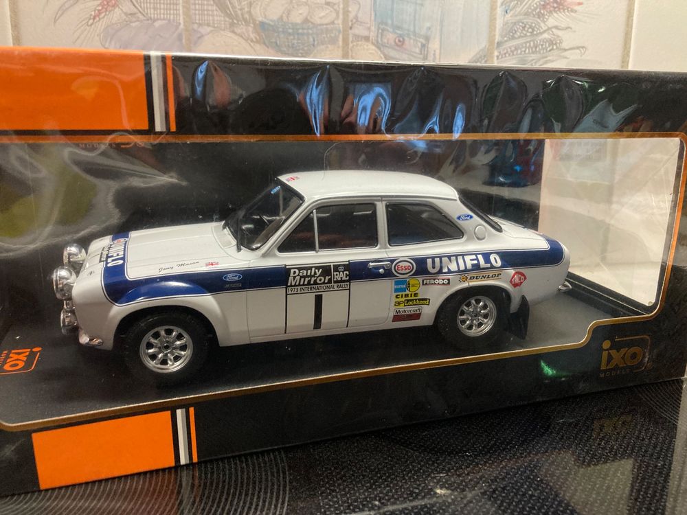 Trofeu Ford Escort Mk1 RS 1600 RAC 1973 N°142 Griffin 1/43 Résine Prévente