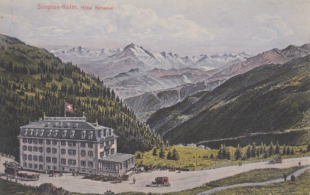Cartoline postali: Simplon - Kulm  VS   -    3 diverse Ansichtskarten – Usato da Brig venduto da Valcards54 1