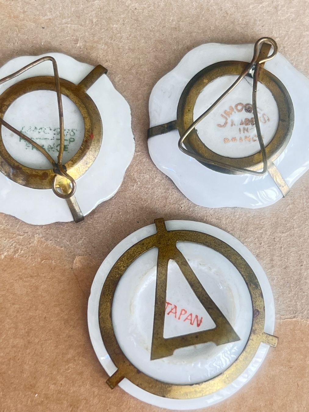 Piatti: 3 miniature Limoges plates – Nuovo (secondo la descrizione) da Lausanne venduto da NYC67 5