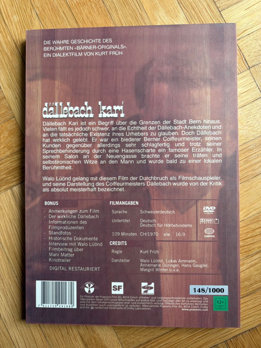 Tutti i DVDs: Dällebach Kari - Limitierte Holzverpackung - DVD – Usato da Zürich venduto da Malcom 2