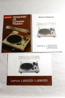 Originales Unterlagen - Konvolut LENCO L 830 DD / L 833 DD