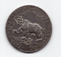 (972) Bern, Sechszehnerpfennig, 1706,  Bär links, gross,
