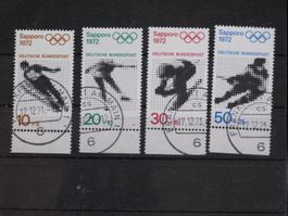 BRD 1971 Olympische Spiele Sapporo aus BL 6 gest