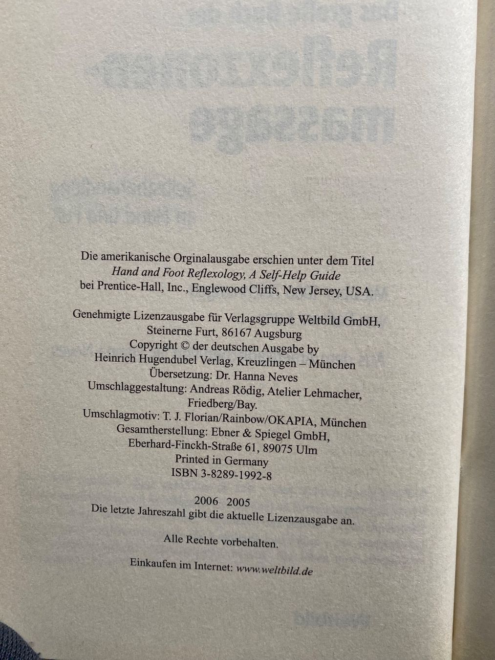 Bücher: Reflexzonenmassage: Buch – Neu (gemäss Beschreibung) aus Dallenwil von kavogt6 2