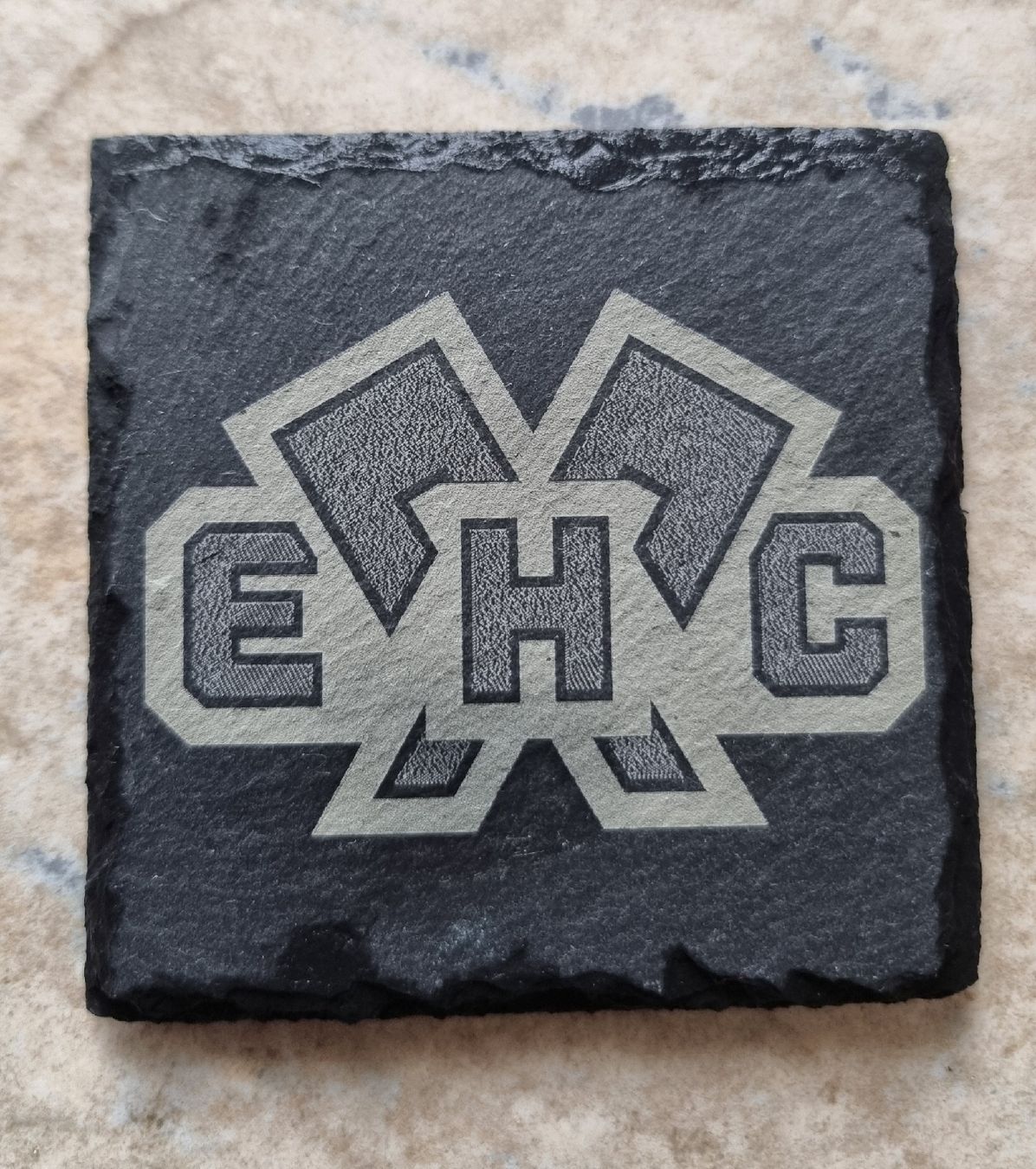Untersetzer: Schweizer Eishockey Logo's auf Schiefer Untersetzer 4er Pack – Neu (gemäss Beschreibung) aus Rottenschwil von tob_h7ld 7
