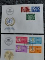Briefmarken Kuvert OMS & BIT GENEVA 1975 guter Zustand