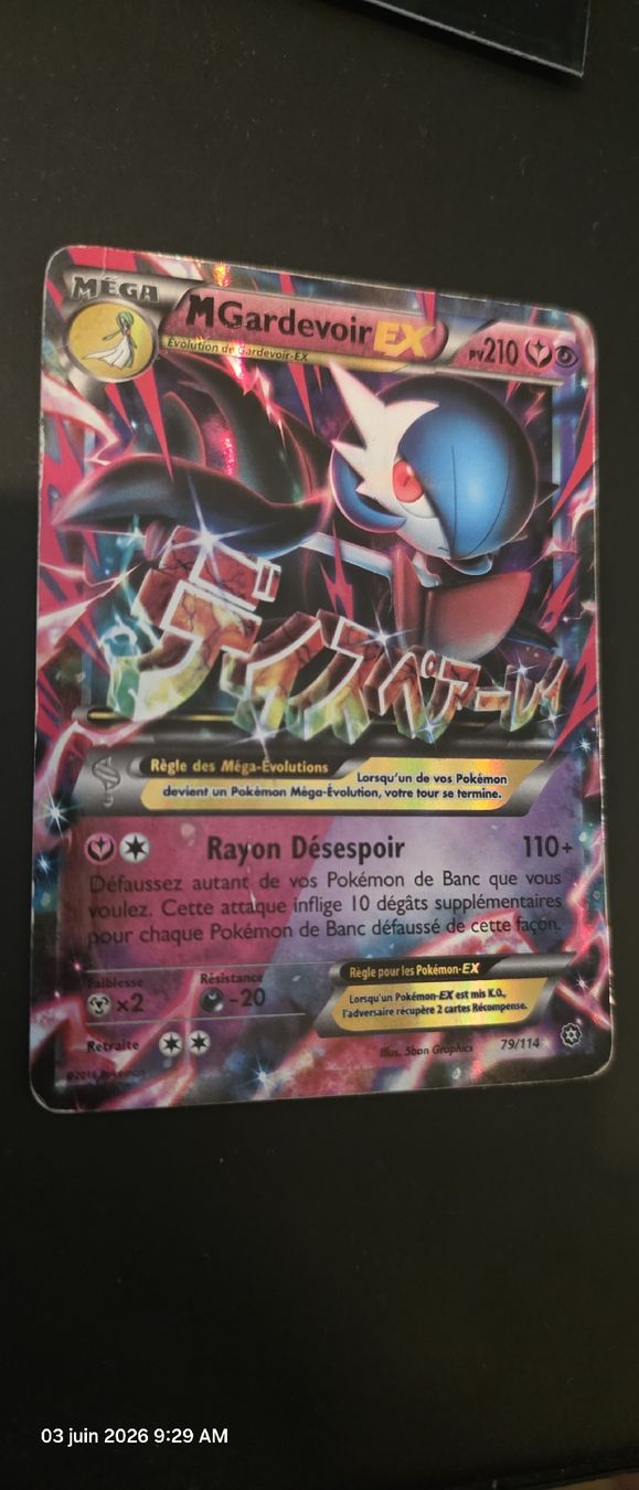 Pokémon Carte collezionabili: Pokemon Mgardevoir ex 79/114 – Usato da Avully venduto da ber_5ryd