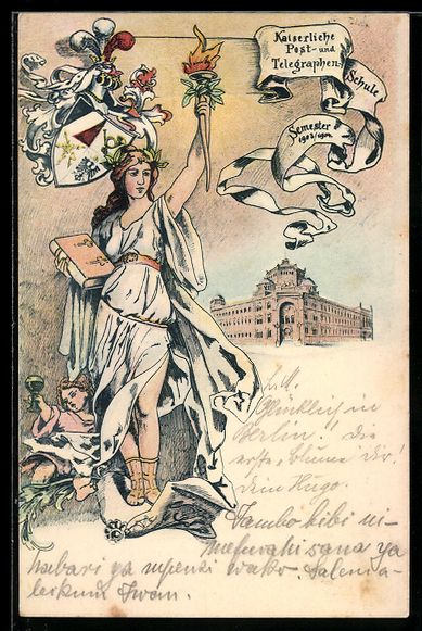 Cartoline postali: Litho Berlin, Oranienburger Strasse, Kai – Usato da Berlin venduto da bartko-reher
