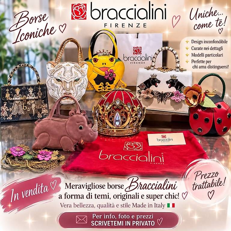 Sacs femmes:  BORSE BRACCIALINI A FORMA DI TEMI  – D'occasion à Figino par cla_b75f