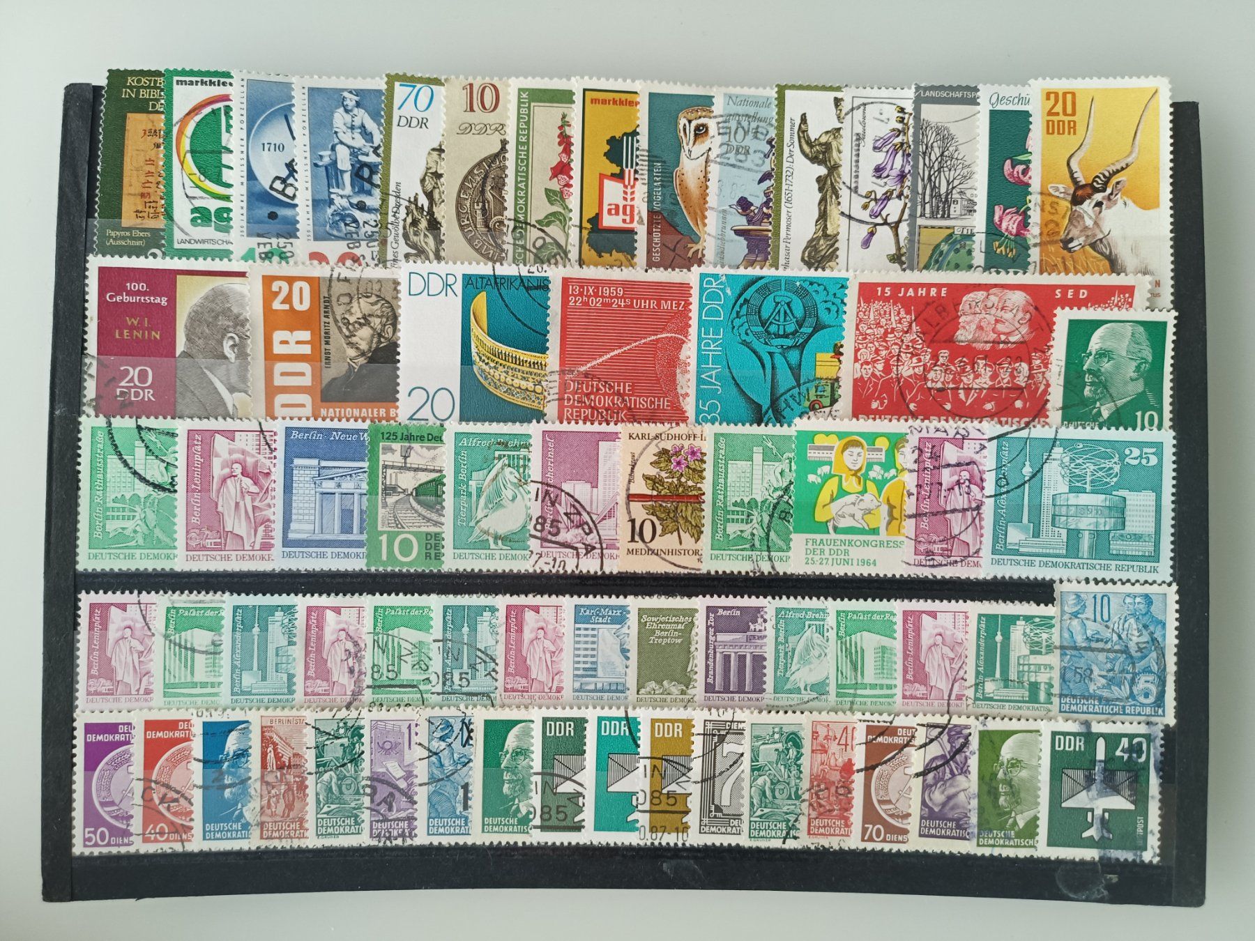 Tutti i francobolli: DDR Lot gestempelt – Usato da Dübendorf venduto da goeggi79