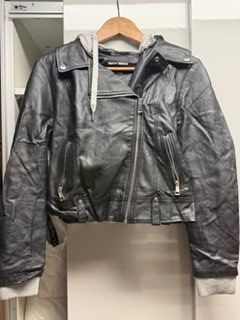 Leder Jacke Tally Weijl Grösse S