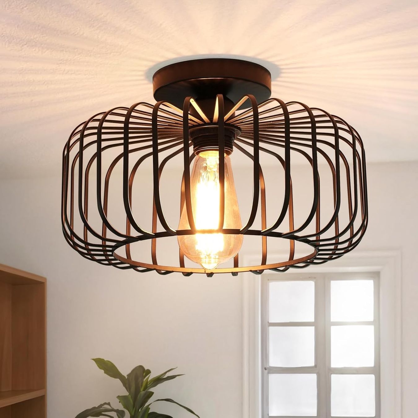 Lampadari & plafoniere: Vintage Deckenlampe Metall Schwarz E27 – Nuovo e nell'imballaggio originale da Gossau ZH venduto da amzbud 5