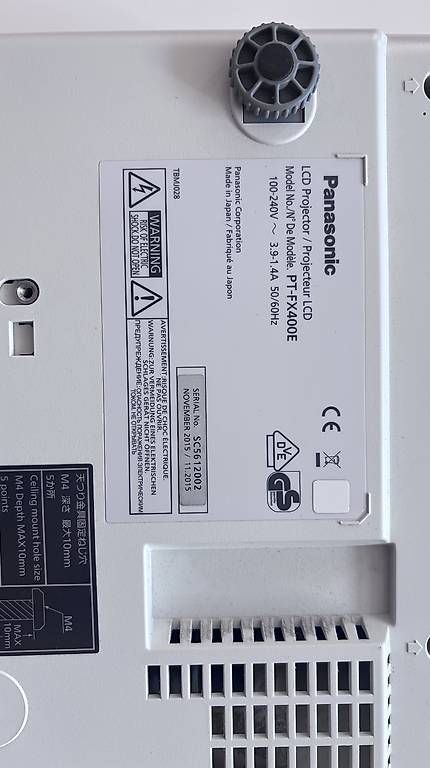 Proiettori: Panasonic LCD-Projektor PT-FX400E – Usato da Moosseedorf venduto da col_h8jg 3