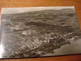 Flugaufnahme Cham, 1958, gelaufen