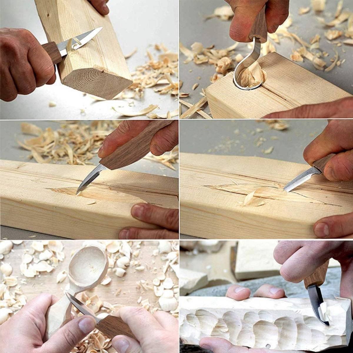 Alle Werkzeuge: 🐭 NEU Schnitzmesser Stechbeitel Set 5-Teilig – Neu und originalverpackt aus Wittenbach von ChinaSeidenstrasse 2