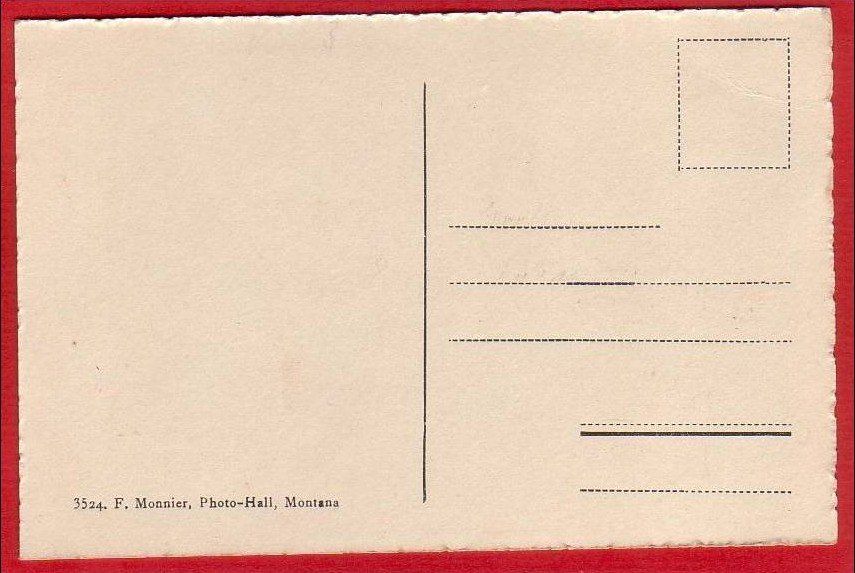 Cartoline postali: MONTANA STATION PARTIE OUEST – Usato da Grüningen venduto da Kartenlaube 1