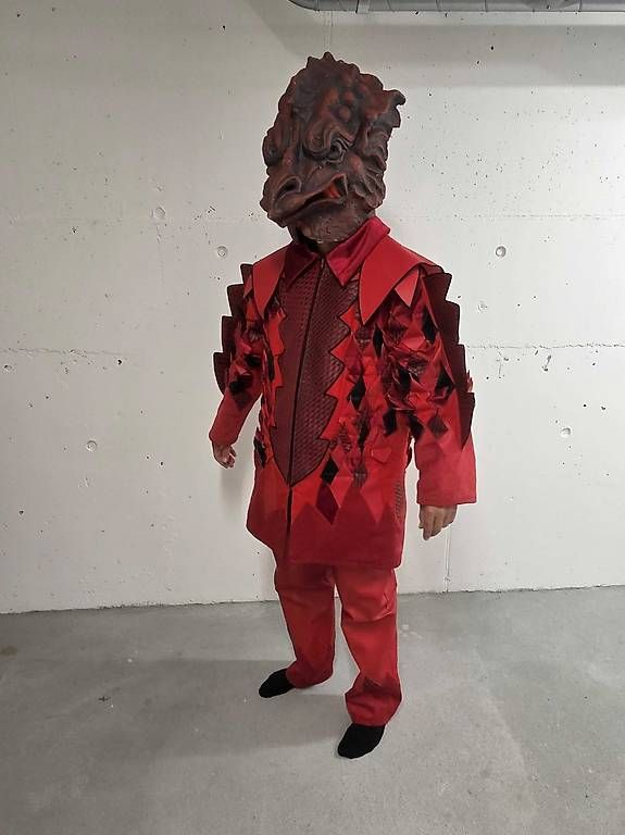 Costumi: Fasnachtskleid "Pilatus-Drache" – Usato da Luzern venduto da Luha1 1