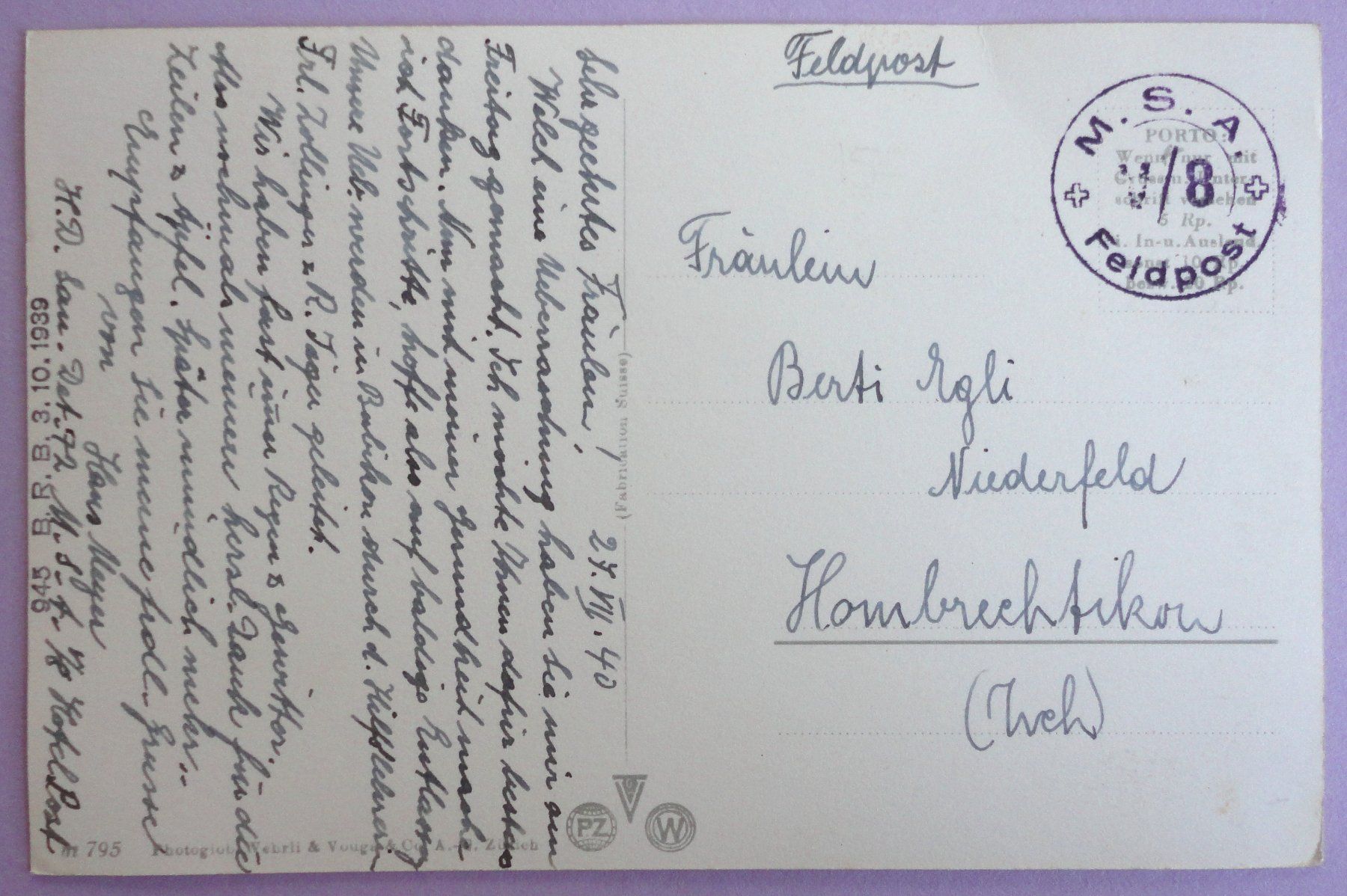 Cartes postales: St. Beatenberg (1150 m) – D'occasion à Fétigny par Billy2miny 1