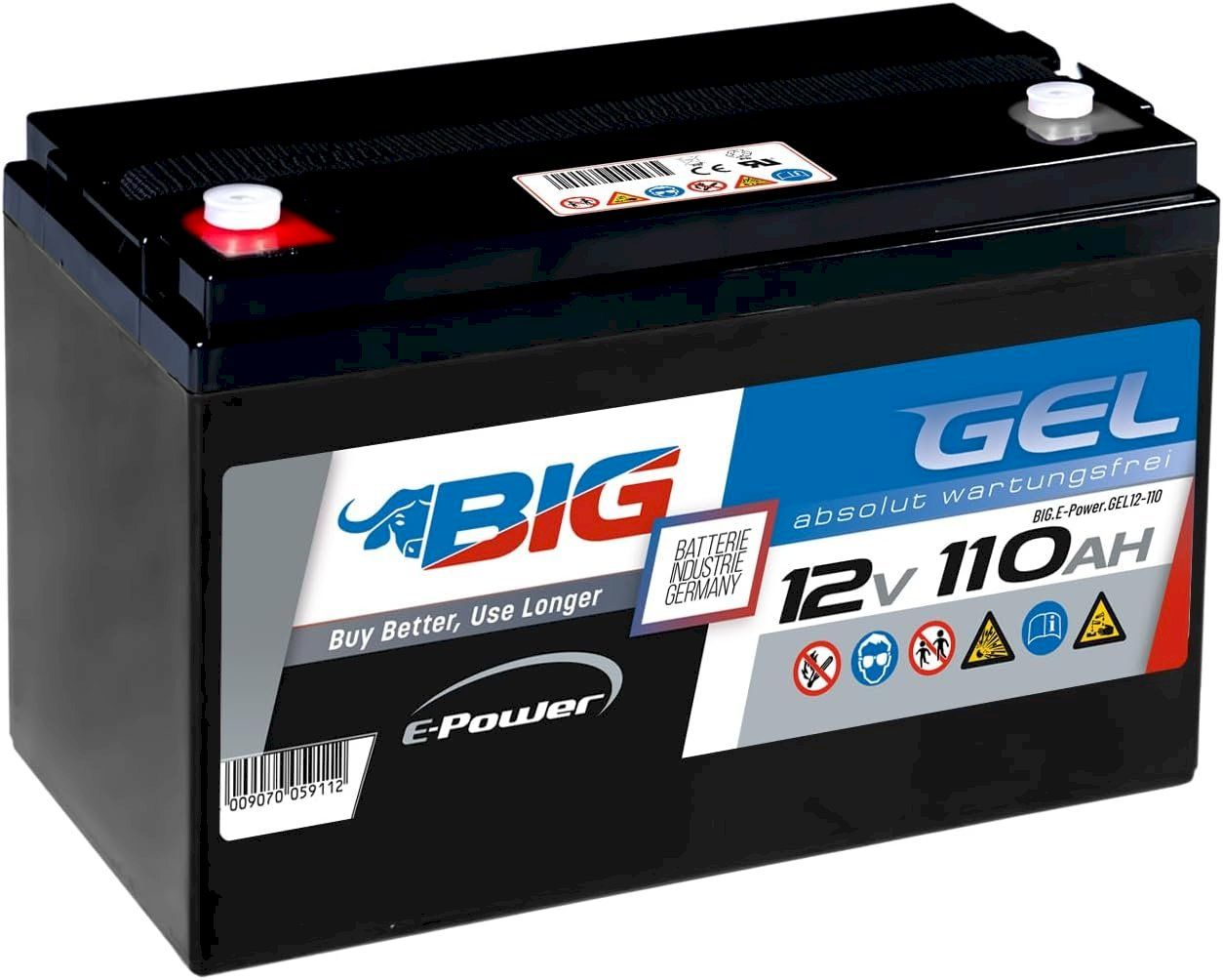 Elettrotecnica: BIG E-Power GEL 12V 110Ah – Nuovo e nell'imballaggio originale da Bottighofen venduto da zaap 1