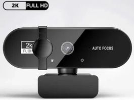 Webcam 2K USB Autofokus Mikrofon Mini Kamera PC Laptop 1080P
