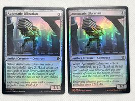 MTG Dominaria United: 2x Automatic Librarian Foil! Top!