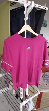 Original Adidas T-Shirt Pink Grösse M