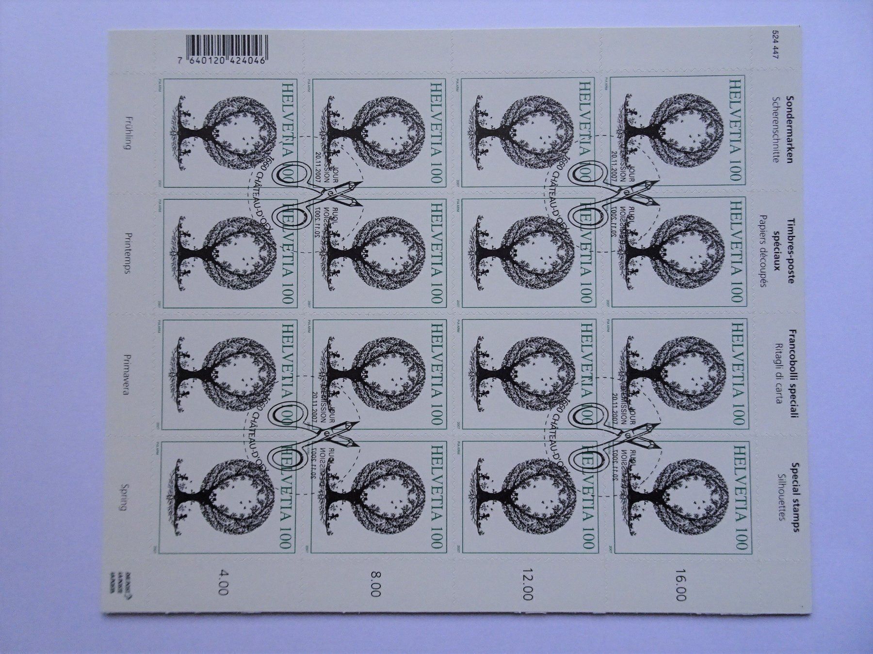 Alle Briefmarken: 2007 Typ B – Neu (gemäss Beschreibung) aus Aadorf von Chnorli-Furz
