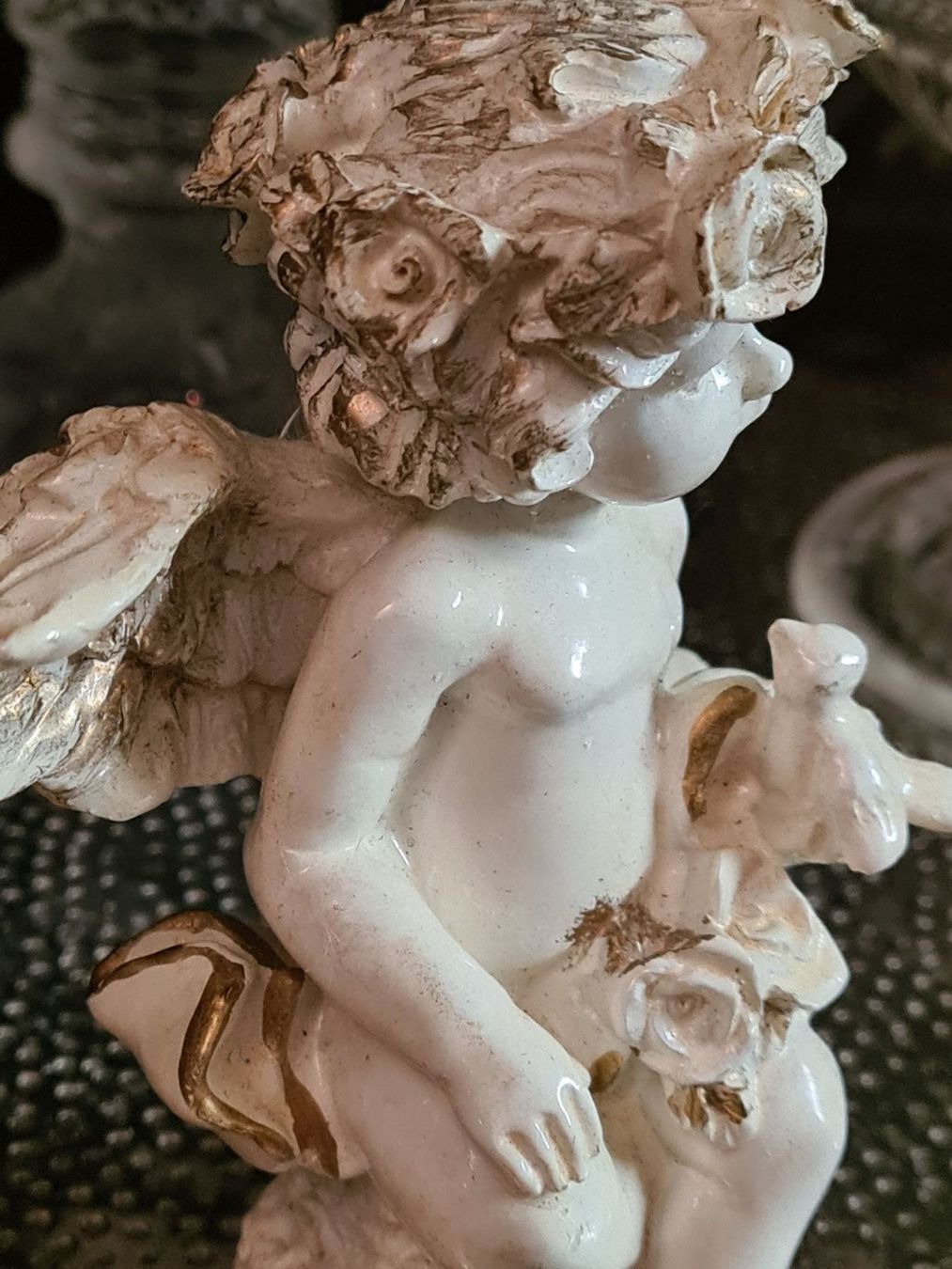 Figuren: Wunderschöner spezieller Rosen Engel – Gebraucht aus Amriswil von kleindeko 3