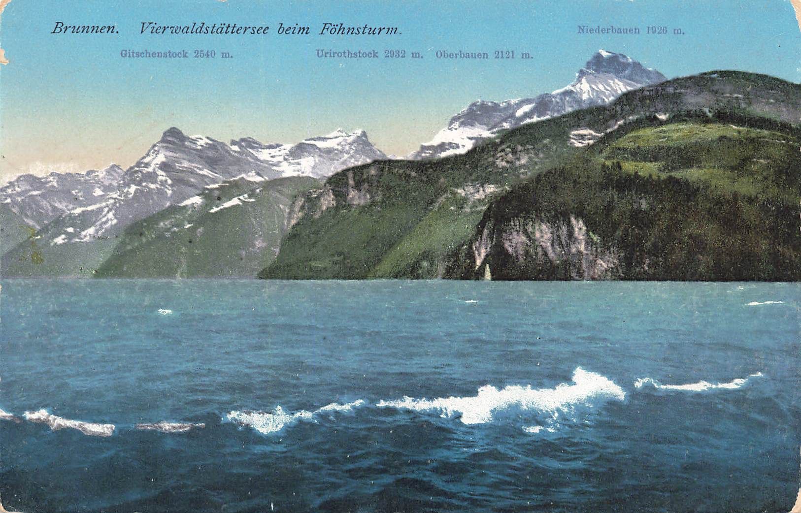 Cartoline postali: Brunnen ( Ingenbohl ) – Usato da Biasca venduto da Blenio71