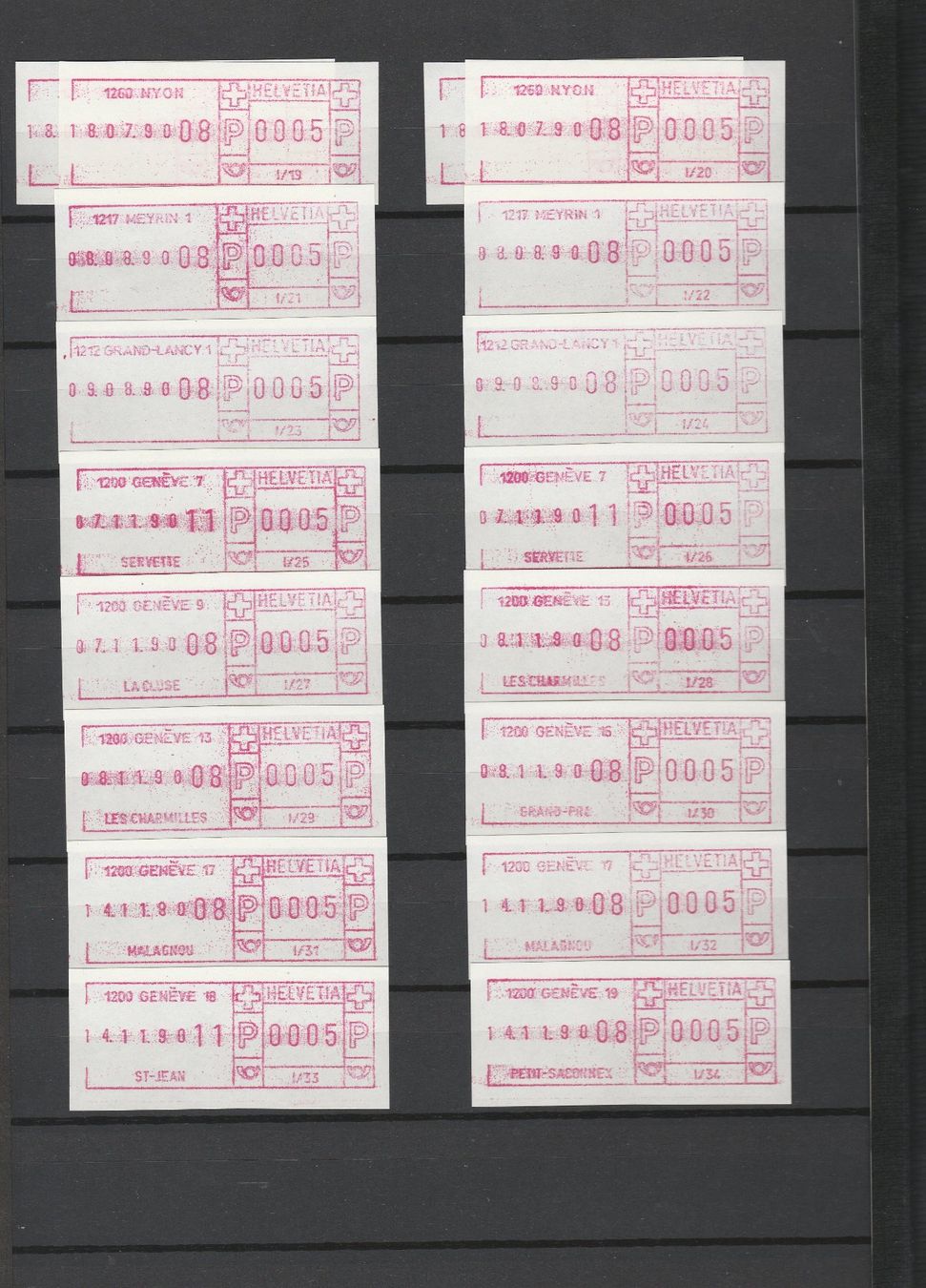 Tutti i francobolli: SFS Sammlung – Usato da Oberglatt ZH venduto da Wiedmi6 2