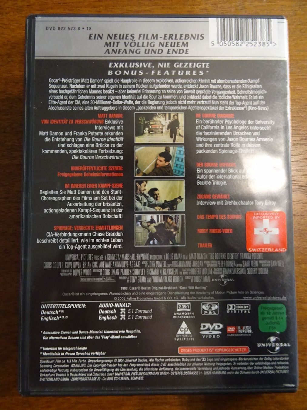 Alle DVDs: Die Bourne Identität – Gebraucht aus Erstfeld von Mario_boe0 2
