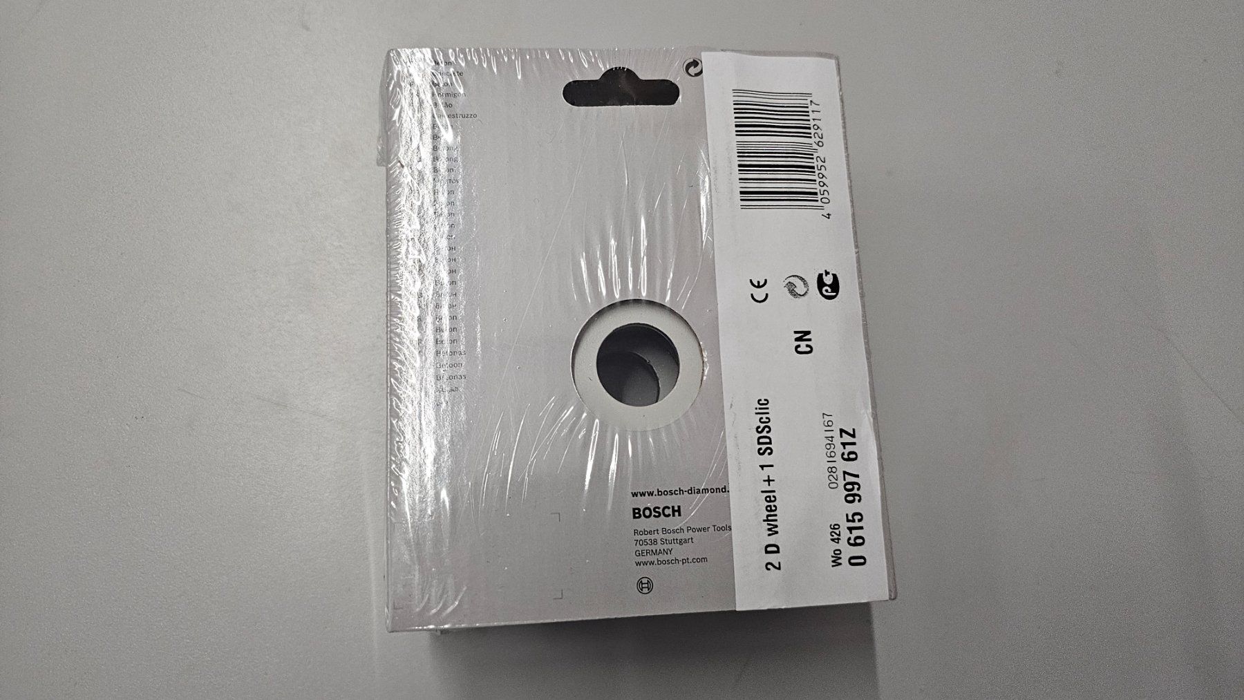 Bosch Tutti gli attrezzi: Bosch Expert for Concrete Diamanttopfscheibe Set – Nuovo e nell'imballaggio originale da Koppigen venduto da Bracher_Mail-House 2