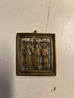 Antike russische Ikonen, Bronze, Handarbeit, Sammlerstück