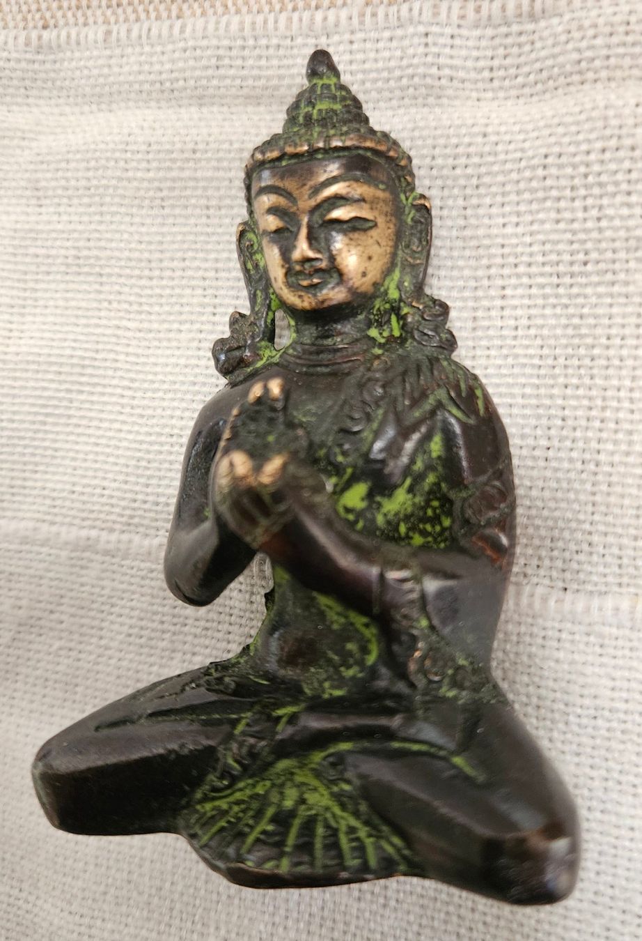 Skulpturen & Statuen: Bouddha mudrachakra en bronze ancien – Gebraucht aus Vernier von 19pigments 1