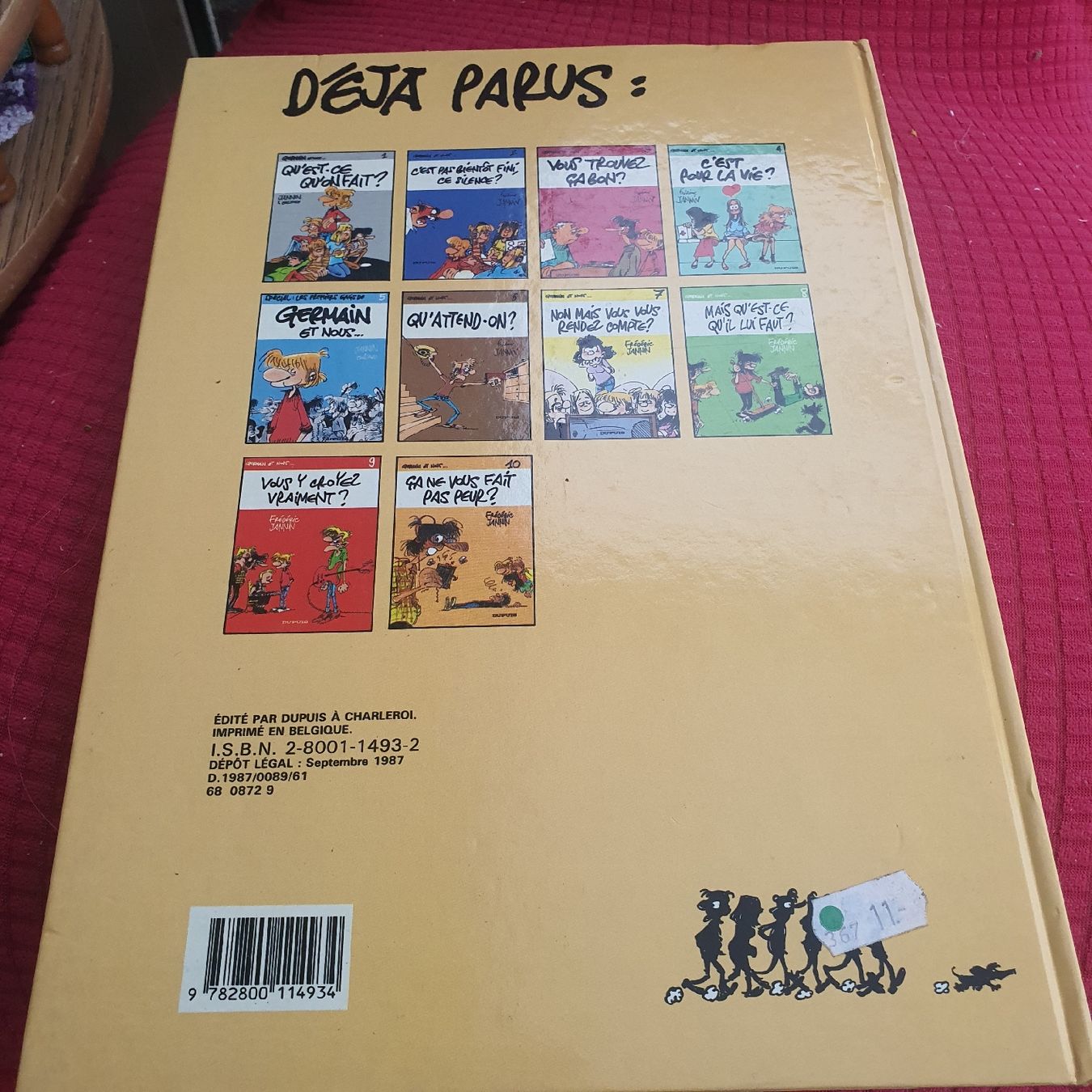 BD: BD Germain - Ca ne vous fait pas peur? 10 – D'occasion à DUGNY (-Leytron) par Rdeny 1