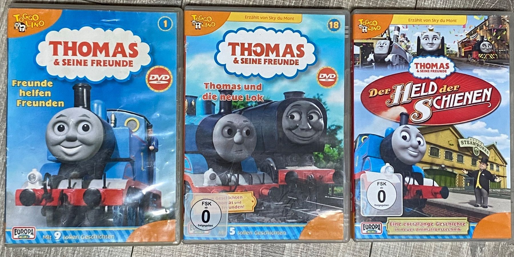 Tous les DVDs: Thomas & seine Freunde 6x – D'occasion à Muri b. Bern par AdidasCollector 7