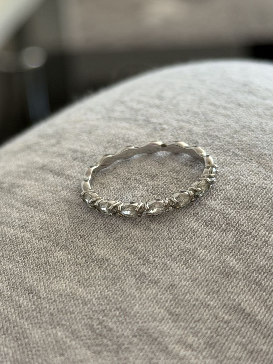 Swarovski Anelli: Matrix Vittore Ring Marquise Schliff, Weiß, Rhodiniert – Usato da Winterthur venduto da Fxbienne 3