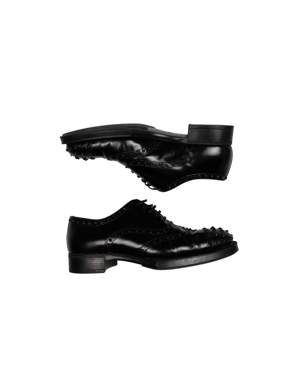 Herrenschuhe: Prada FW09 Studded Leather Spike Derbys – Gebraucht aus Thierachern von n.webl 2