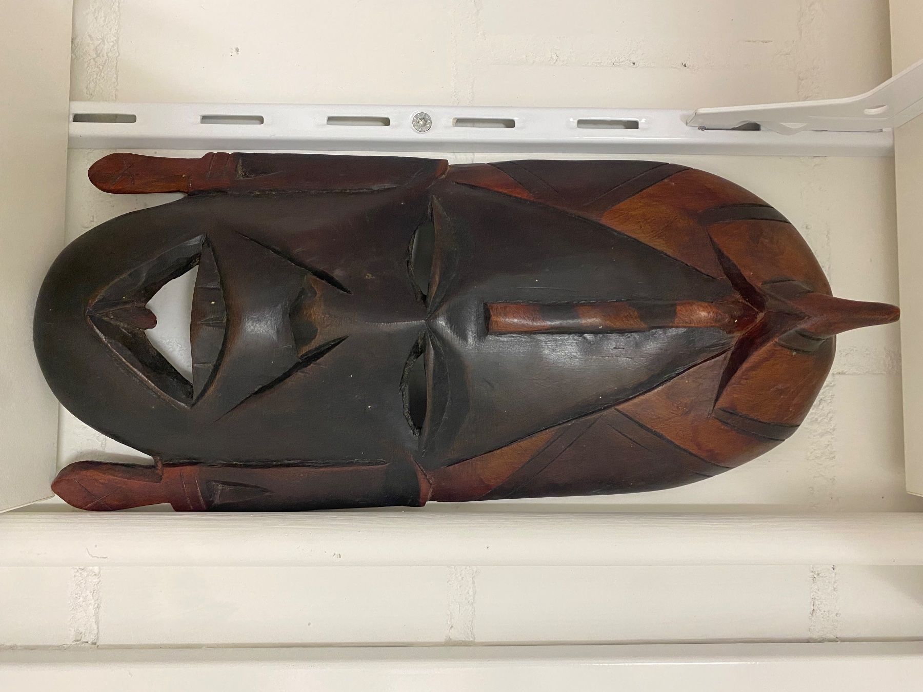 Internationale Kunst: Afrikanische Holzmaske – Gebraucht aus Geuensee von fab_hrz7