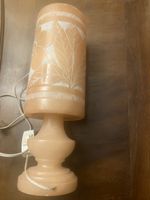 Rosenquarz Lampe , Kunstwerk 70er