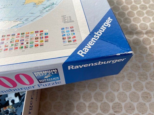 Ravensburger Puzzles: Puzzle Weltkarte 1000 Teile – Gebraucht aus Wohlen AG von  2