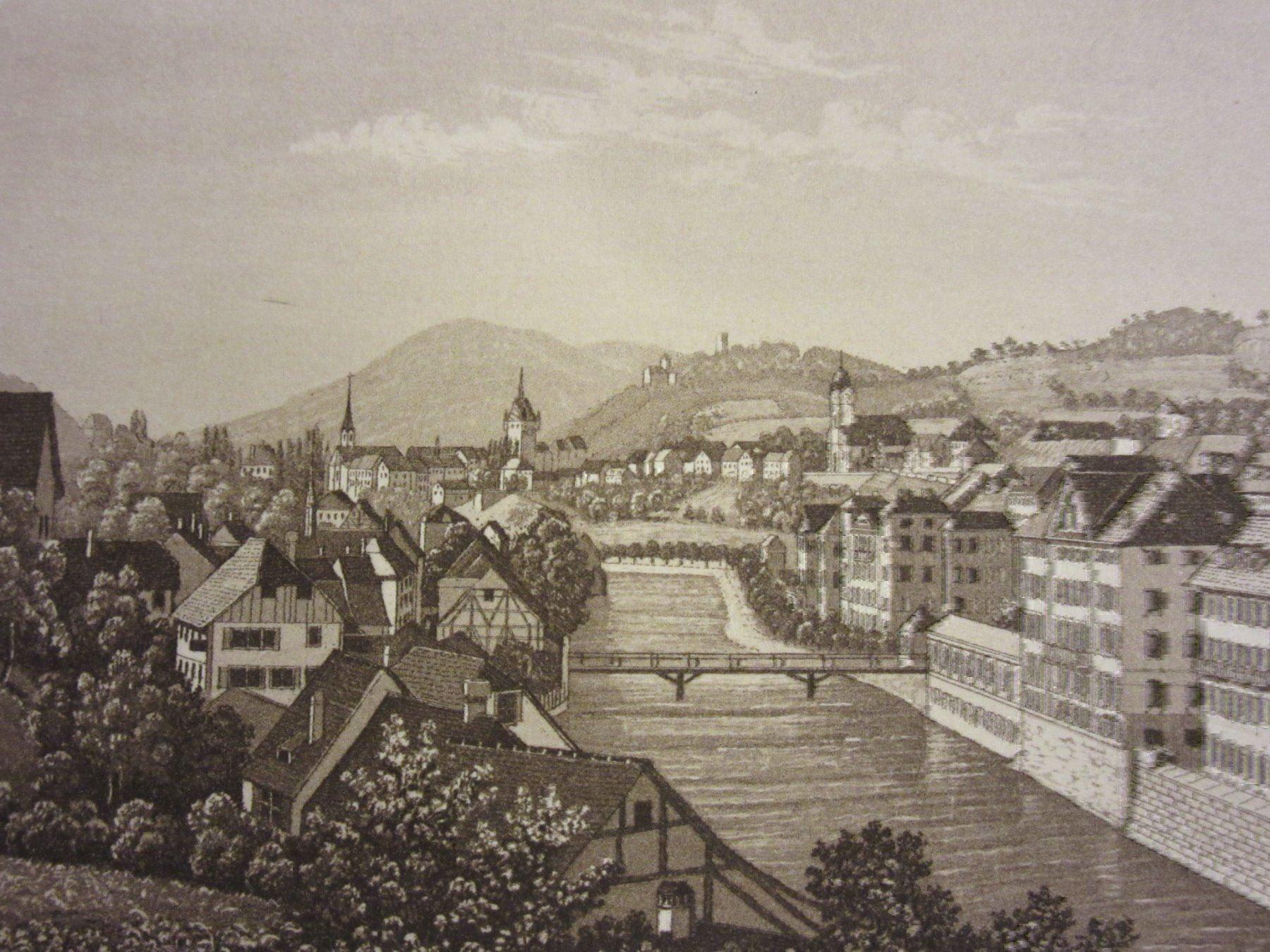 Incisioni: BADEN  AQUATINTA – Usato da Gersau venduto da grafik-kunst