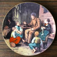 8 Sammelteller: komplette Serie "Ankers Erbe", Albert Anker